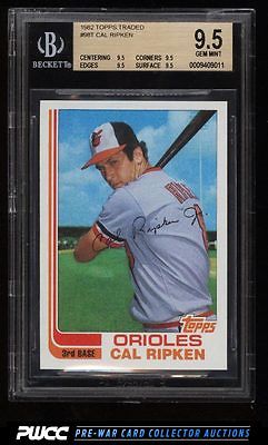 1982 Topps Traded Cal Ripken Jr ROOKIE RC 98T BGS 95 GEM MINT PWCC