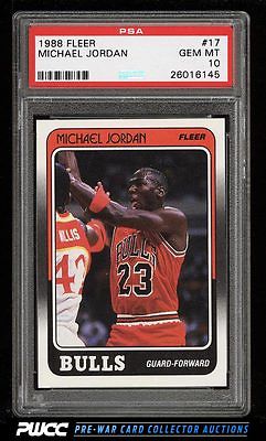 1988 Fleer Basketball Michael Jordan 17 PSA 10 GEM MINT PWCC