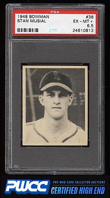 1948 Bowman Stan Musial ROOKIE RC 36 PSA 65 EXMT PWCCHE