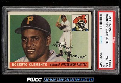 1955 Topps Roberto Clemente ROOKIE RC 164 PSA 4 VGEX PWCC