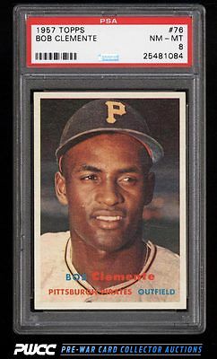 1957 Topps Roberto Clemente 76 PSA 8 NMMT PWCC