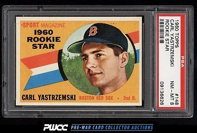 1960 Topps Carl Yastrzemski ROOKIE RC 148 PSA 8 NMMT PWCC