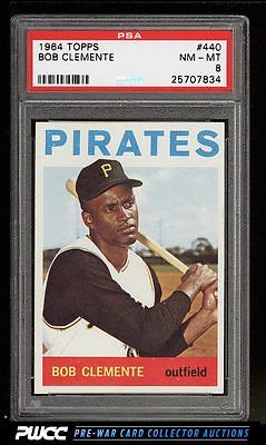 1964 Topps Roberto Clemente 440 PSA 8 NMMT PWCC