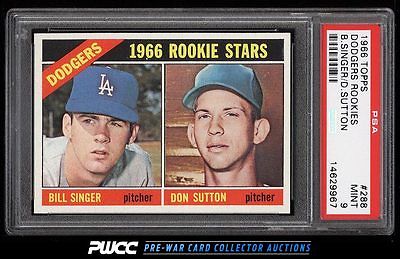 1966 Topps Don Sutton ROOKIE RC 288 PSA 9 MINT PWCC