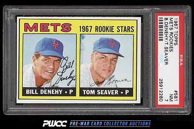 1967 Topps Tom Seaver ROOKIE RC 581 PSA 7 NRMT PWCC