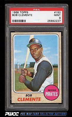 1968 Topps Roberto Clemente 150 PSA 9 MINT PWCC