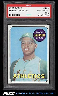 1969 Topps Reggie Jackson ROOKIE RC 260 PSA 85 NMMT PWCC