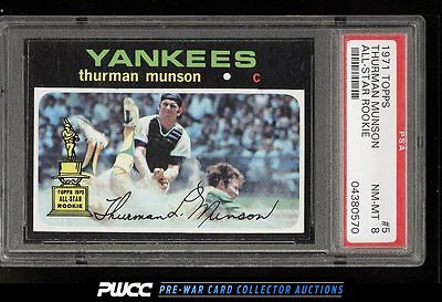 1971 Topps Thurman Munson 5 PSA 8 NMMT PWCC