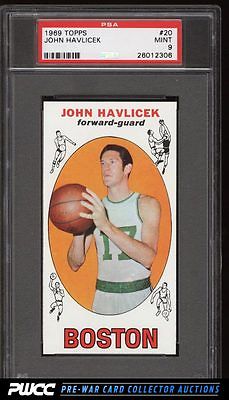 1969 Topps Basketball John Havlicek ROOKIE RC 20 PSA 9 MINT PWCC