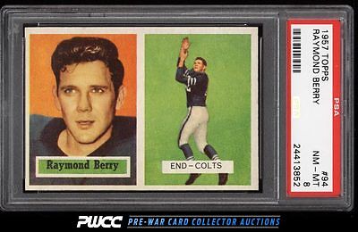 1957 Topps Football Raymond Berry ROOKIE RC 94 PSA 8 NMMT PWCC