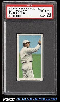 190911 T206 John McGraw FINGER IN AIR PSA 65 EXMT PWCC