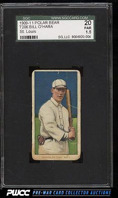 190911 T206 Bill OHara ST LOUIS POLAR BEAR SGC 1520 FR PWCC