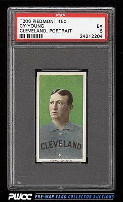 190911 T206 Cy Young CLEVELAND PORTRAIT PSA 5 EX PWCC