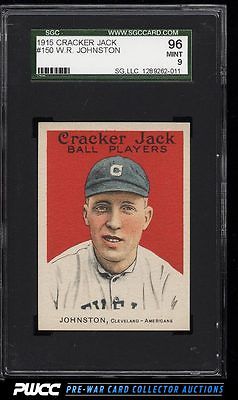 1915 Cracker Jack Doc Johnston 150 SGC 996 MINT PWCC