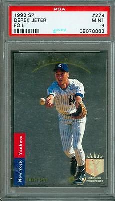 1993 SP Foil Derek Jeter 279 PSA 9 Rookie Yankees HOF Sharp Corners Beauty