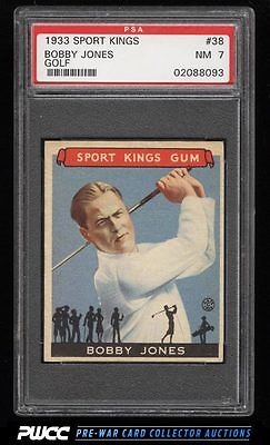 1933 Goudey Sport Kings Bobby Jones GOLF 38 PSA 7 NRMT PWCC