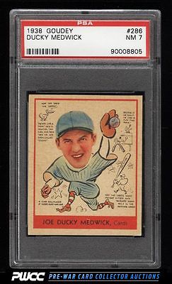 1938 Goudey Ducky Medwick 286 PSA 7 NRMT PWCC