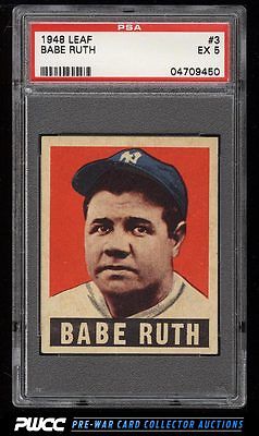 1948 Leaf Babe Ruth 3 PSA 5 EX PWCC