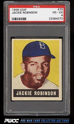 1948 Leaf Jackie Robinson ROOKIE RC 79 PSA 4 VGEX PWCC