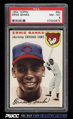 1954 Topps Ernie Banks ROOKIE RC 94 PSA 8 NMMT PWCC