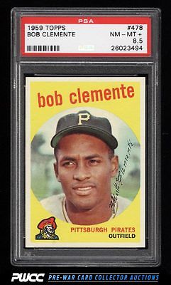 1959 Topps Roberto Clemente 478 PSA 85 NMMT PWCC