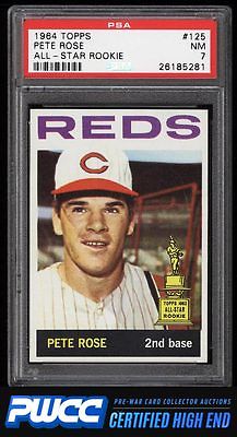 1964 Topps Pete Rose 125 PSA 7 NRMT PWCCHE