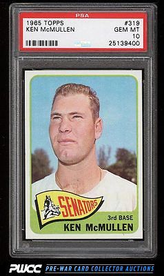 1965 Topps Ken McMullen 319 PSA 10 GEM MINT PWCC