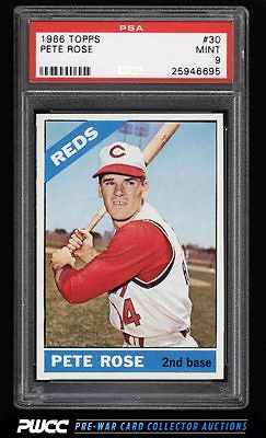 1966 Topps Pete Rose 30 PSA 9 MINT PWCC