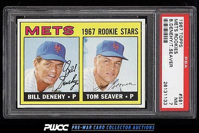 1967 Topps Tom Seaver ROOKIE RC 581 PSA 7 NRMT PWCC