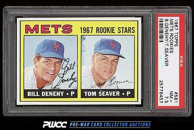 1967 Topps Tom Seaver ROOKIE RC 581 PSA 75 NRMT PWCC