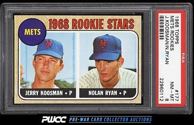 1968 Topps Nolan Ryan ROOKIE RC 177 PSA 8 NMMT PWCC