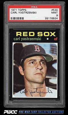 1971 Topps Carl Yastrzemski 530 PSA 9 MINT PWCC