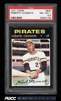 1971 Topps Roberto Clemente 630 PSA 85 NMMT PWCC