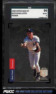 1993 SP Foil Derek Jeter ROOKIE RC 279 SGC 996 MINT PWCC