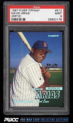 1997 Fleer Tiffany David Ortiz ROOKIE RC 512 PSA 9 MINT PWCC