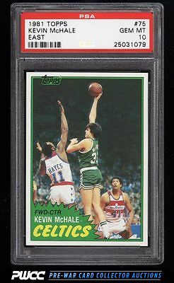 1981 Topps Basketball East Kevin McHale ROOKIE RC 75 PSA 10 GEM MINT PWCC