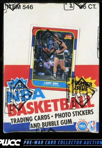 1986 Fleer BBall Wax Box 36ct Packs Michael Jordan 57 RC BBCE AUTH LOA PWCC