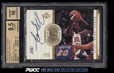 2000 Upper Deck Century Legends Gold Michael Jordan AUTO 25 BGS 95 GEM PWCC