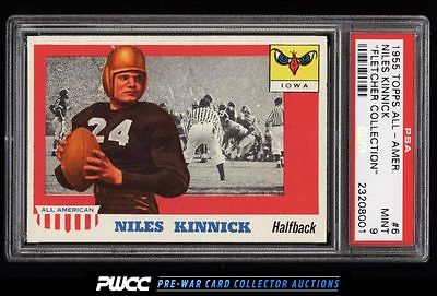 1955 Topps AllAmerican Niles Kinnick 6 PSA 9 MINT PWCC