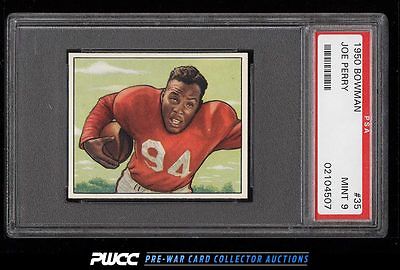 1950 Bowman Football Joe Perry ROOKIE RC 35 PSA 9 MINT PWCC