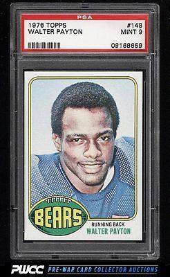 1976 Topps Football Walter Payton ROOKIE RC 148 PSA 9 MINT PWCC