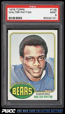 1976 Topps Football Walter Payton ROOKIE RC 148 PSA 9 MINT PWCC