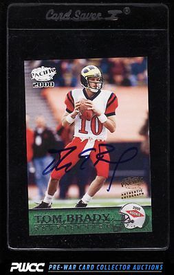 2000 Pacific Football Tom Brady ROOKIE RC AUTO 403 PWCC