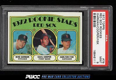 1972 Topps SETBREAK Carlton Fisk ROOKIE RC 79 PSA 9 MINT PWCC