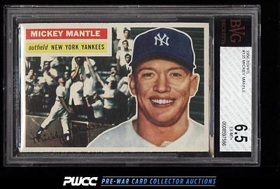 1956 Topps Mickey Mantle 135 BVG 65 EXMT PWCC