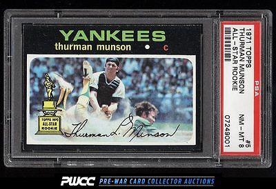 1971 Topps Thurman Munson 5 PSA 8 NMMT PWCC