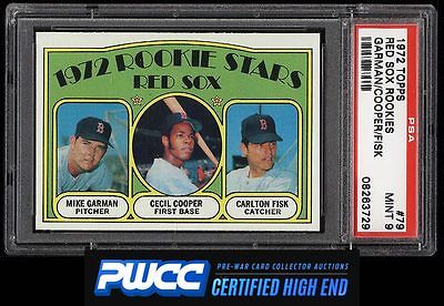 1972 Topps Carlton Fisk ROOKIE RC 79 PSA 9 MINT PWCCHE