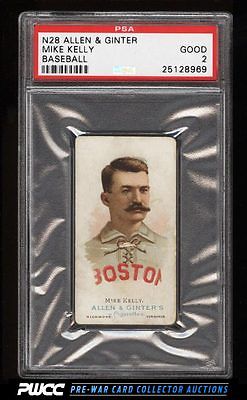 1888 N28 Allen  Ginter Mike Kelly PSA 2 GD PWCC