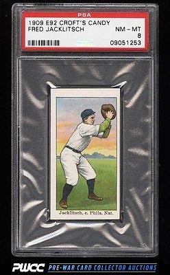 1909 E92 Crofts Candy Fred Jacklitsch PSA 8 NMMT PWCC