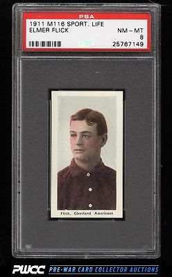 1911 M116 Sporting Life Elmer Flick PSA 8 NMMT PWCC